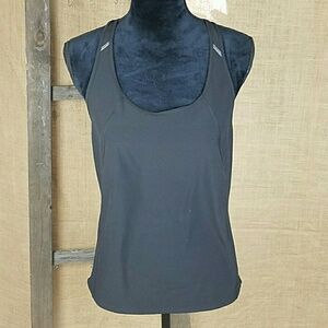 Lucy women S tank top sport athletic shirt black Gorpcore Outdoor Gym